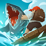 Epic Raft: Fighting Zombie Shark Survival (MOD, Много денег)