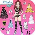 Vlinder Story：одевалки игры игра для девочек (MOD, Всё открыто)